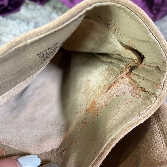 BCBG generation tall suede heeled boots beige Valor - Picture 7 of 7